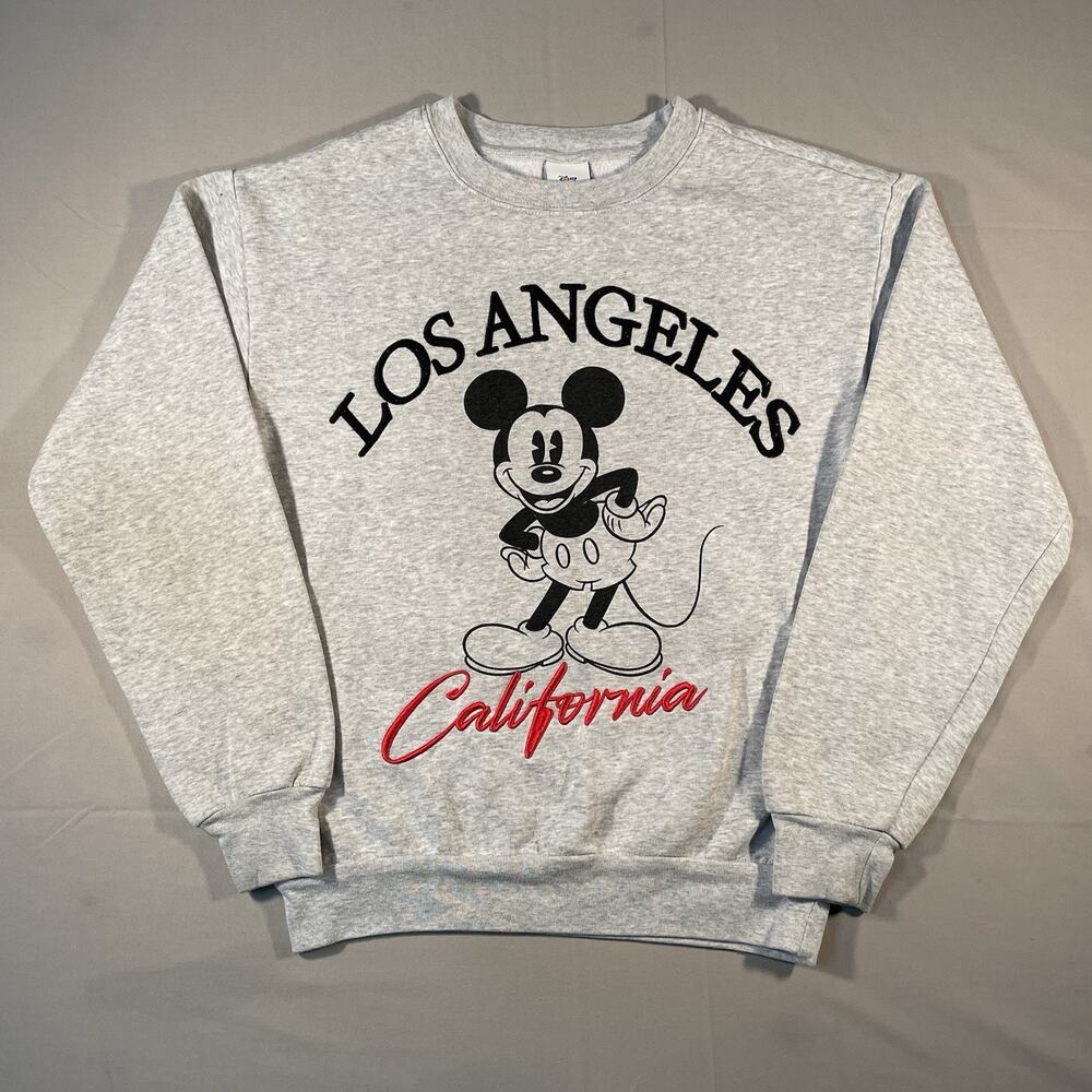Disney Mickey Mouse Los Angeles California Lined Sweatshirt Women’s Size XS